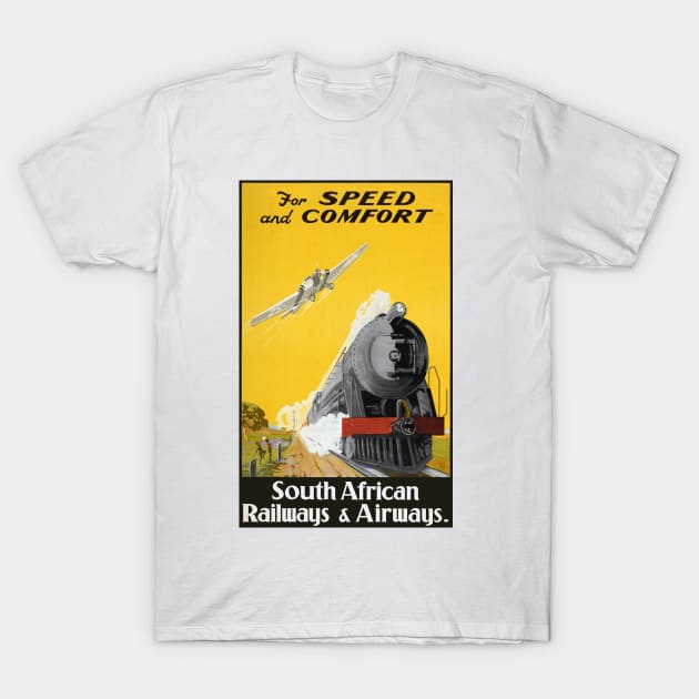 South Africa Vintage Travel Poster 1934 T-Shirt by vintagetreasure